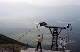 View from the top of the ski lift