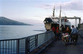 The 7pm Oban ferry arrives at Craignure, Isle of Mull