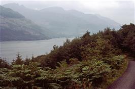 Probably view of Gare Loch from the winding hill near Faslane