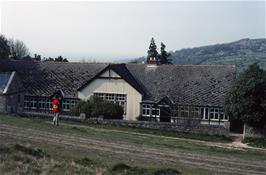 Steven Bowles outside Cleeve Hill youth hostel