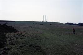 Continuing upwards over Cleeve Common along Winchcombe Way