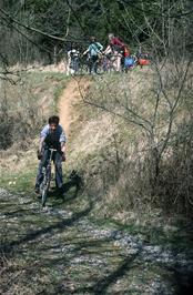 Duncan Morley joins the old railway path, as recommended by the people at the cafe