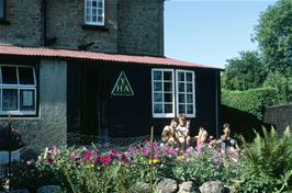 This is what the team think of their pea-shelling chore at Gidleigh youth hostel!