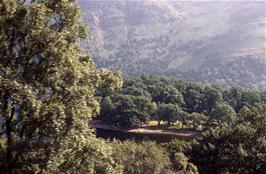 View across Loch Lomond from the train near Ardvorlich