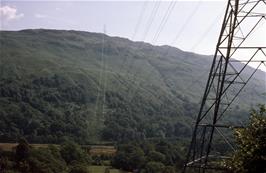 Overhead cables near Inverarnan