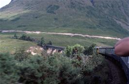 Crossing the viaduct at Auchtertyre after Crianlarich station