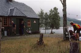 Preparing to leave Loch Ossian YH