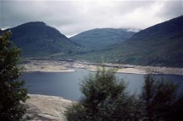 The western end of the enormous Loch Treig, as seen from the train