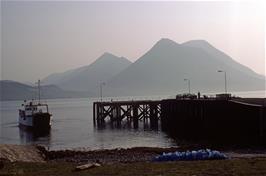 The last ferry of the day leaves us on Raasay