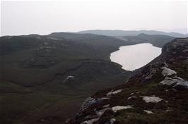 Looking back to Loch na Meilich