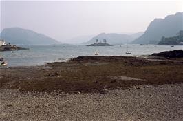 View from Plockton beach across Loch Carron