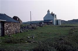 One of the few intact houses at Lonbain