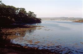 View to Gairloch from the "beach" at Loch Kerry