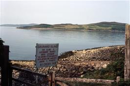 Gruinard Island and the government warning sign