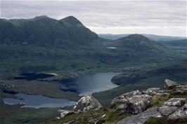 Eastern view from Stac Pollaidh looking towards Cul Mor