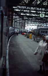 Departing Glasgow Central station for the long journey home