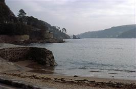 The remains of Fort Charles as seen from South Sands, on the way to Salcombe