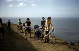 The group on the coast path to Valley of the Rocks (Photo: Jean Brierly)