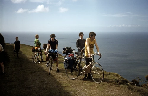 The group on the coast path to Valley of the Rocks (Photo: Jean Brierly)