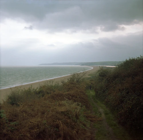 View back to Slapton Ley from the track leading to Strete (Photo: Kevin Presland)